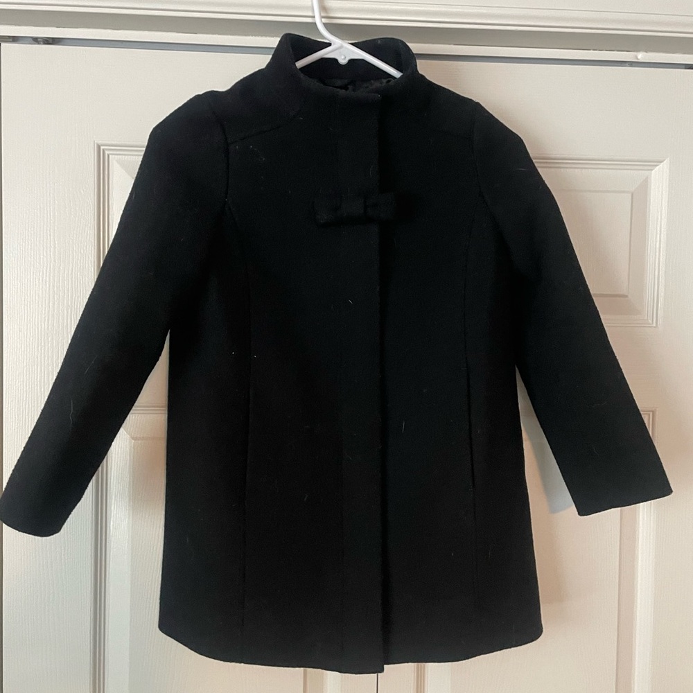 Crewcuts Black Pea Coat Streamlined Tailored Design